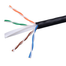 UTP CAT6 LSZH Kabel Fluke getestet Soild Bare Kupfer schwarz